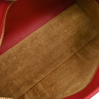 Loewe Red Leather Amazona 28 Multiplication 2way Shoulder Handbag