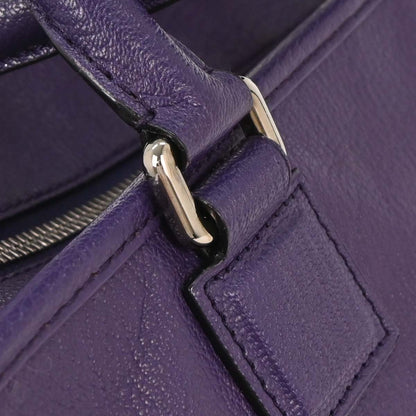 Loewe Purple Leather Amazona 28 Handbag