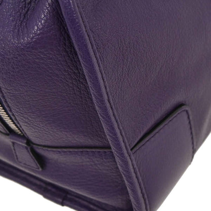 Loewe Purple Leather Amazona 28 Handbag