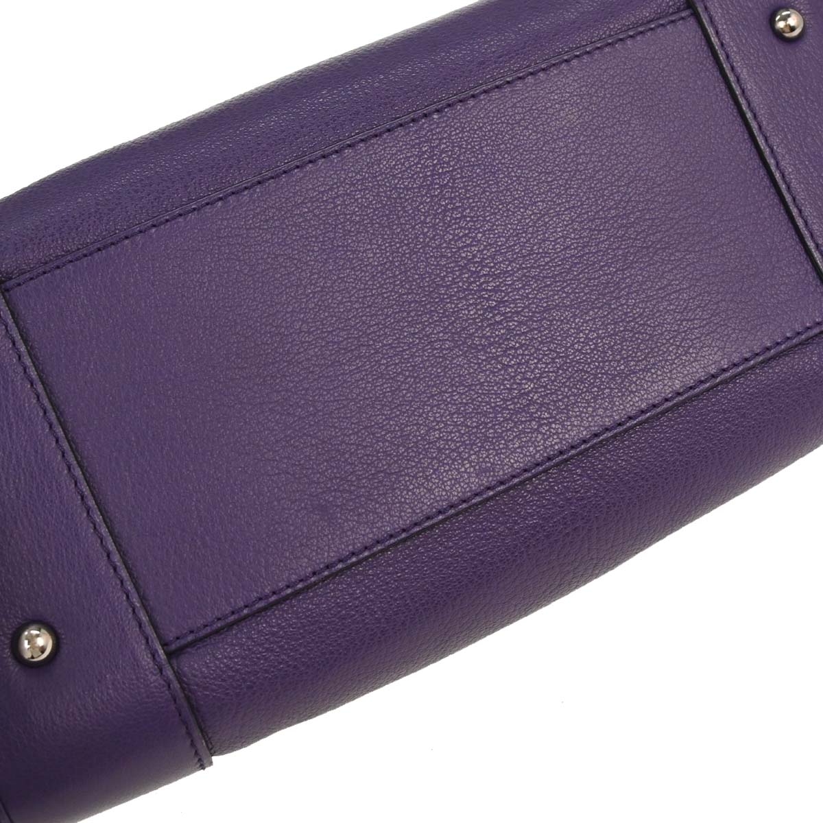 Loewe Purple Leather Amazona 28 Handbag