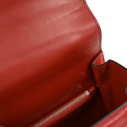 Salvatore Ferragamo * Red Python Boxyz Handbag