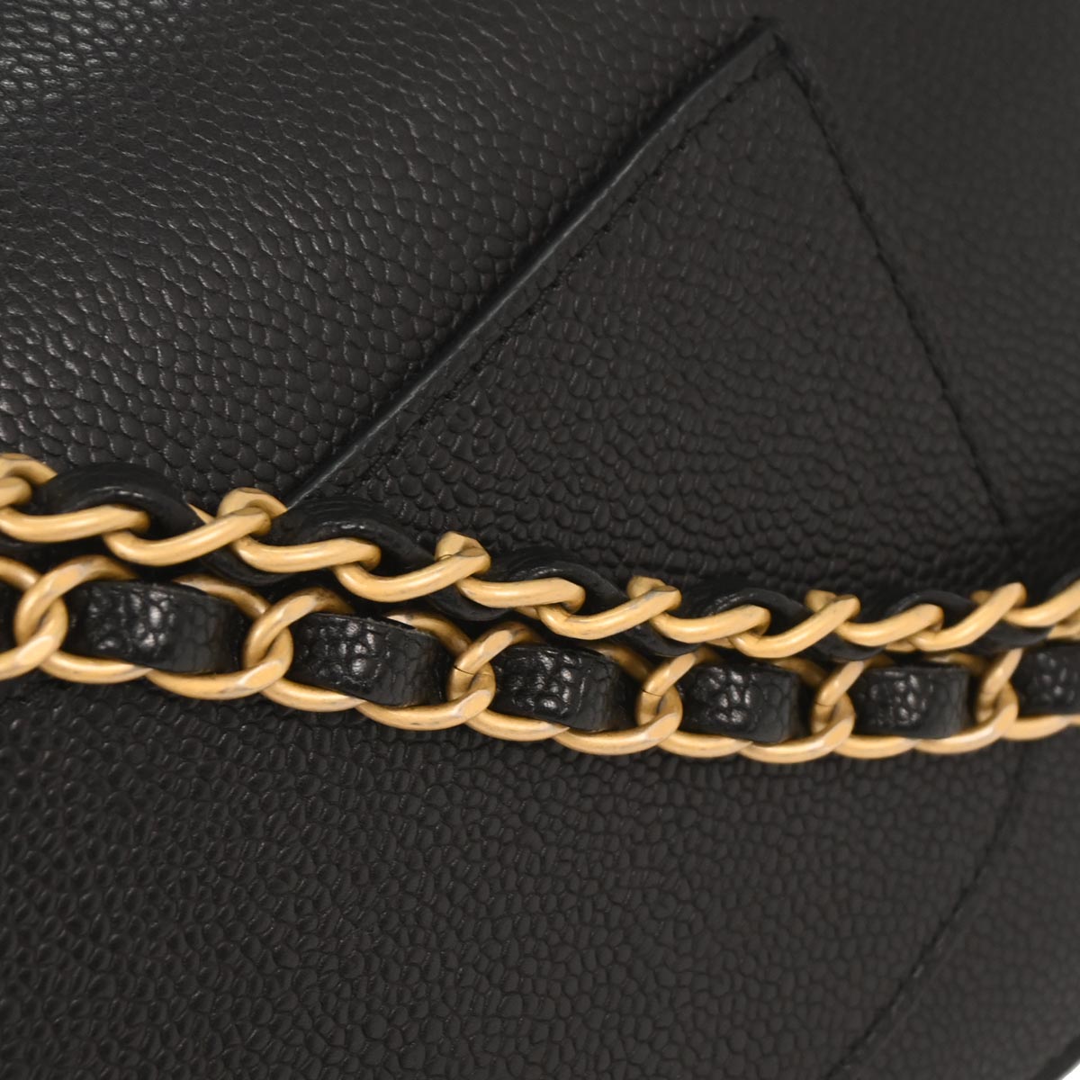 Chanel 2017 Black Caviar Medium Classic Double Flap Shoulder Bag