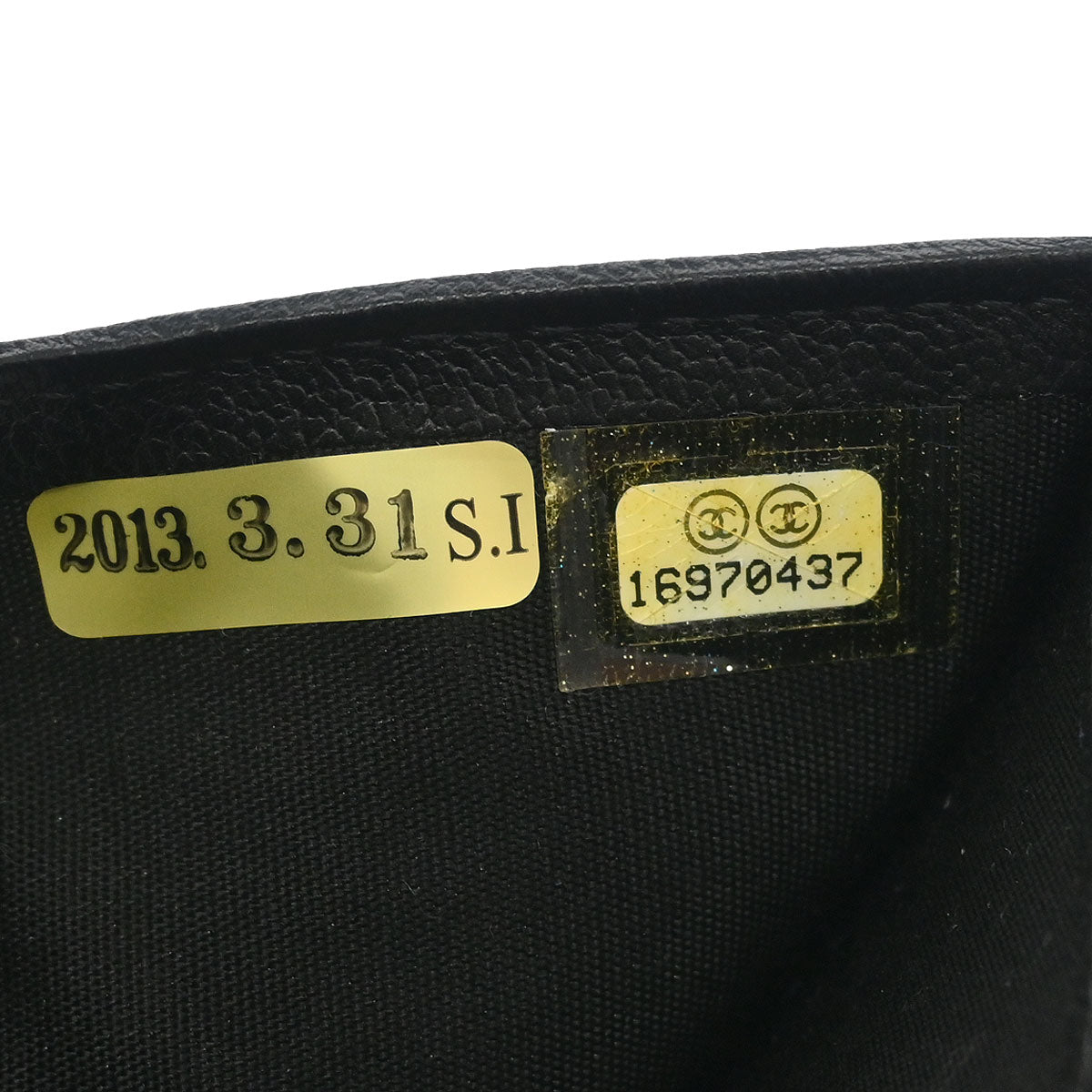 Chanel 2012 Black Calfskin Camellia Bifold Wallet