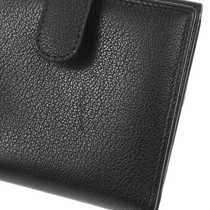 Chanel 2012 Black Calfskin Camellia Bifold Wallet