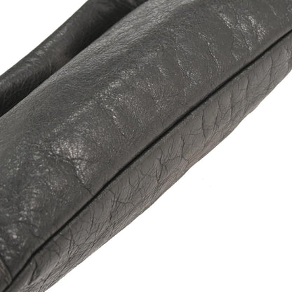 Balenciaga Gray Leather Envelope Shoulder Bag