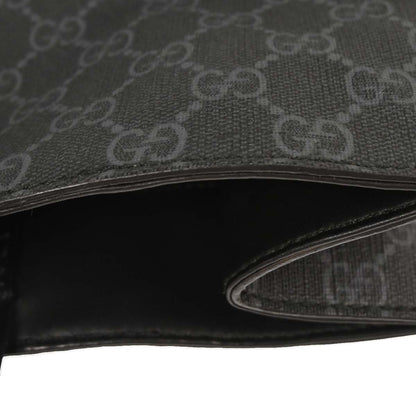 Gucci Black PVC GG Tote 2way Shoulder Handbag