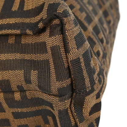 Fendi Brown Canvas Zucca Tote Handbag