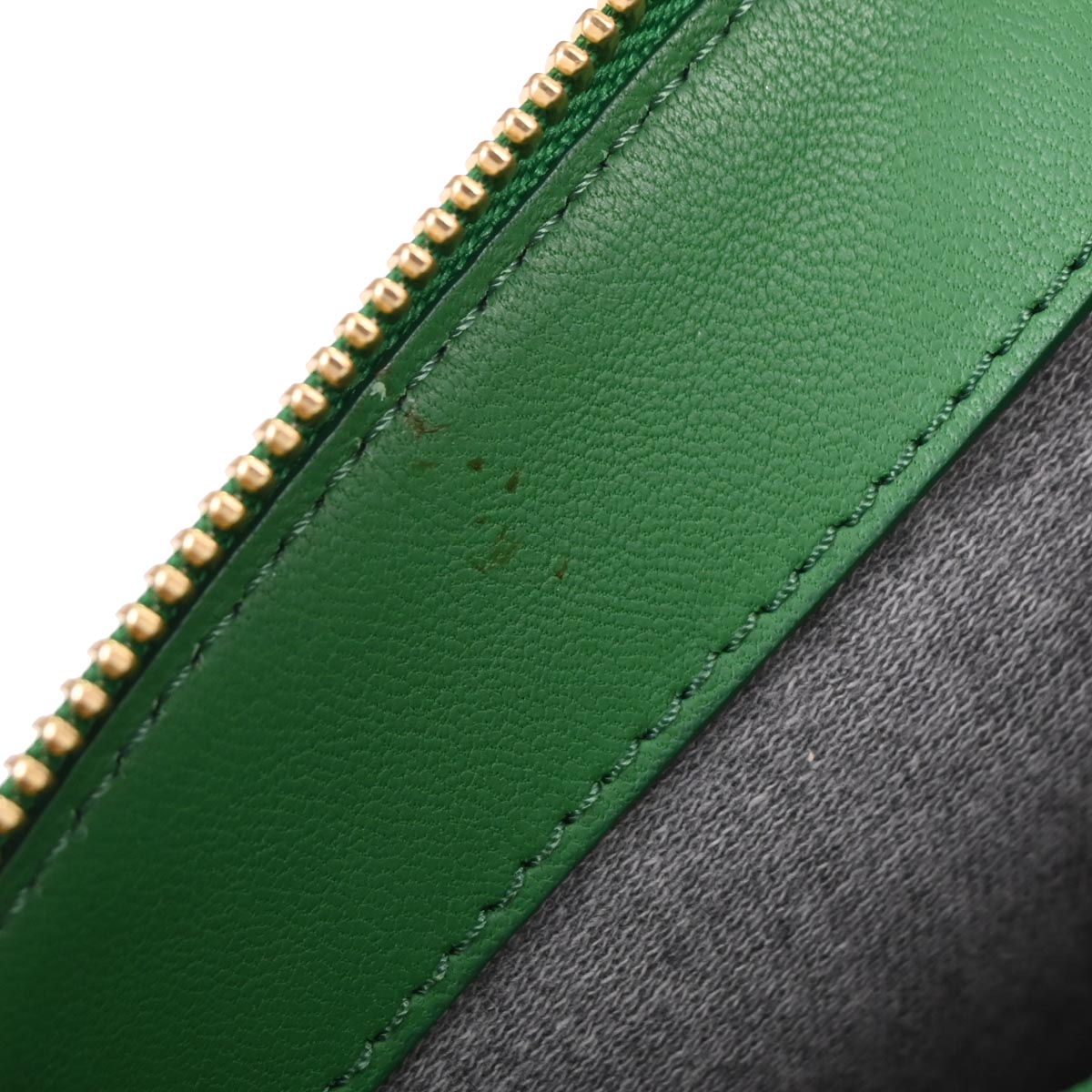 Celine Green Leather Trio Shoulder Bag