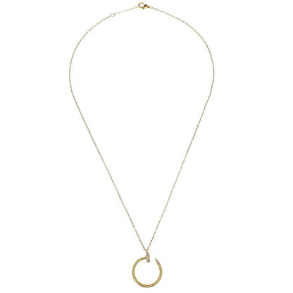 Cartier Juste Un Clou Pendant Necklace 750 Gold Diamond