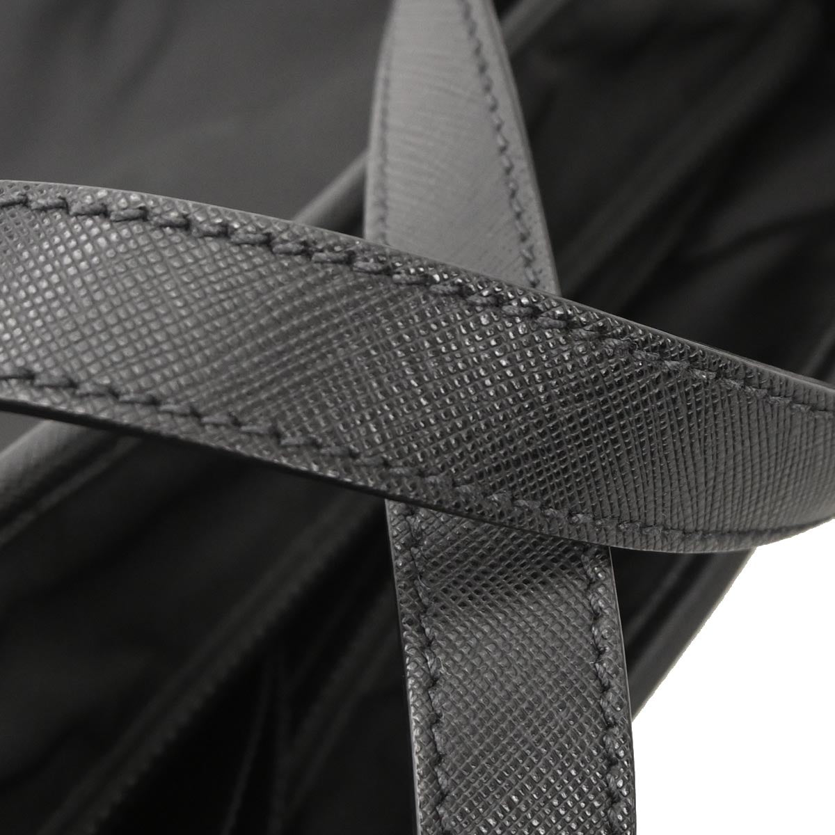 Prada Black Nylon 2way Shoulder Tote Handbag