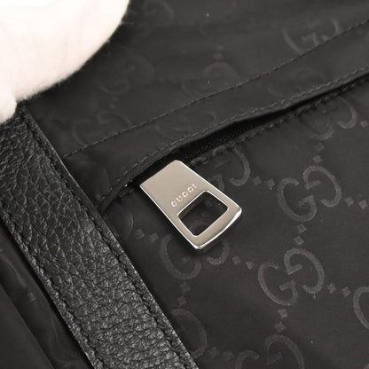 Gucci Black Nylon GG Daypack Backpack