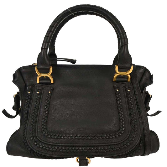 Chloe Black Marcie 2way Shoulder Handbag