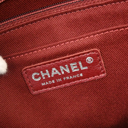 Chanel 2014-2015 Red Caviar Shoulder Bag