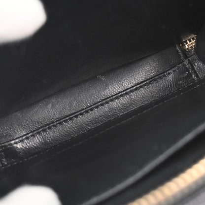 Chanel 2018 Black Caviar Filigree 2way Shoulder Vanity Handbag