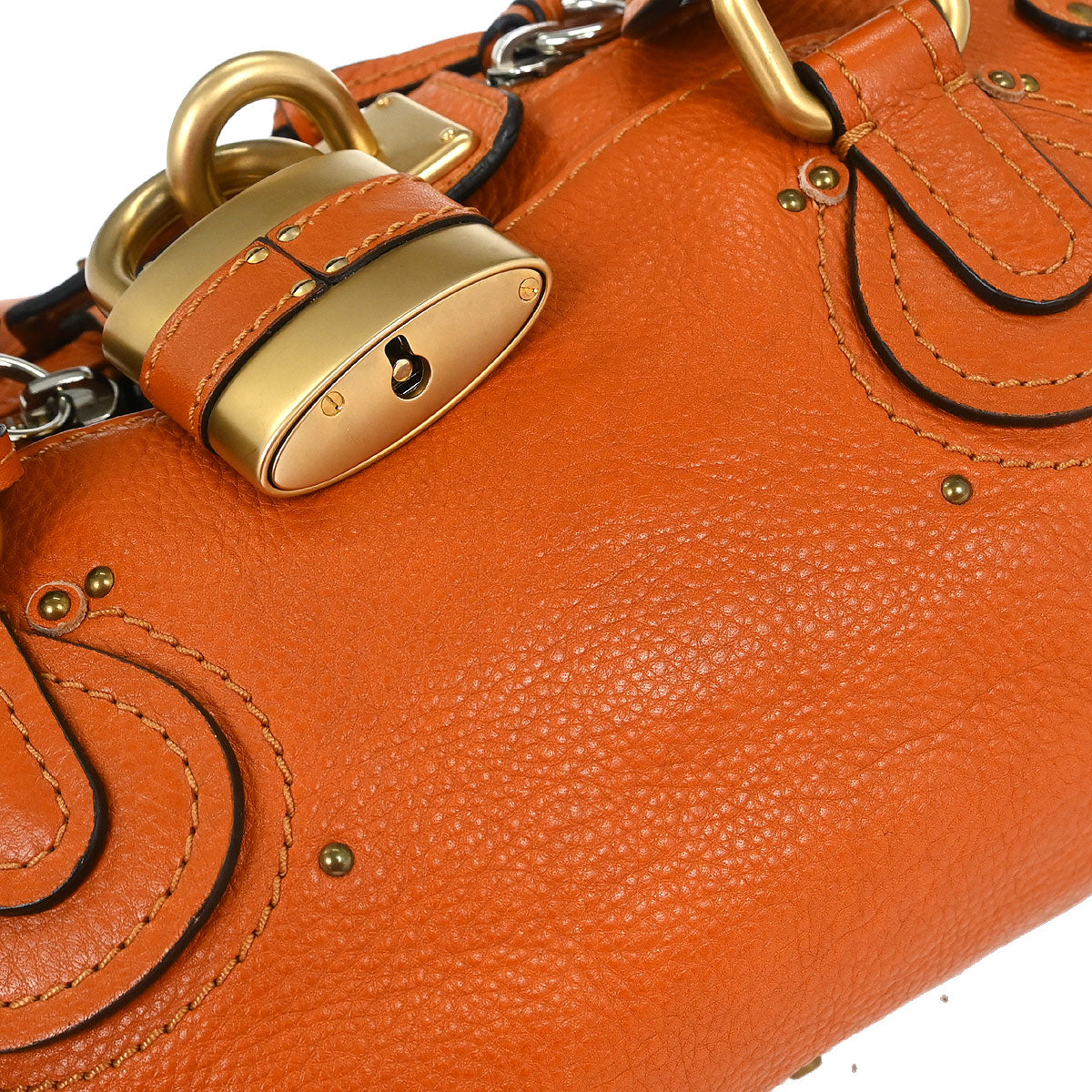 Chloe Orange Paddington Medium Handbag