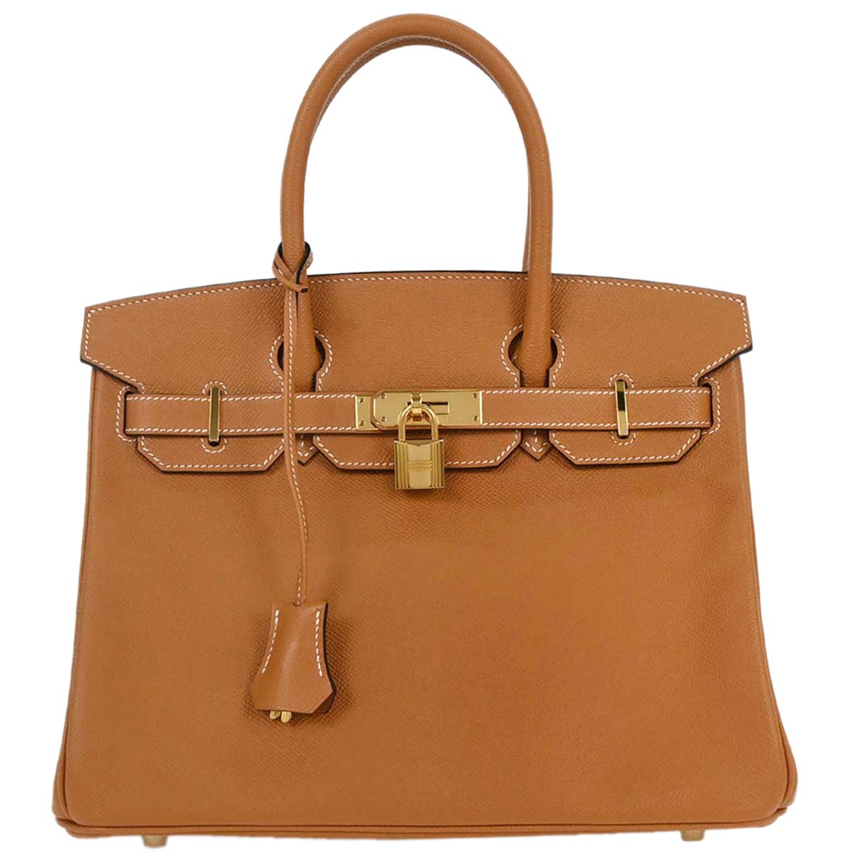 Hermes Toffee Epsom Birkin 30 Handbag