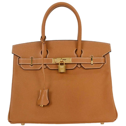 Hermes Toffee Epsom Birkin 30 Handbag