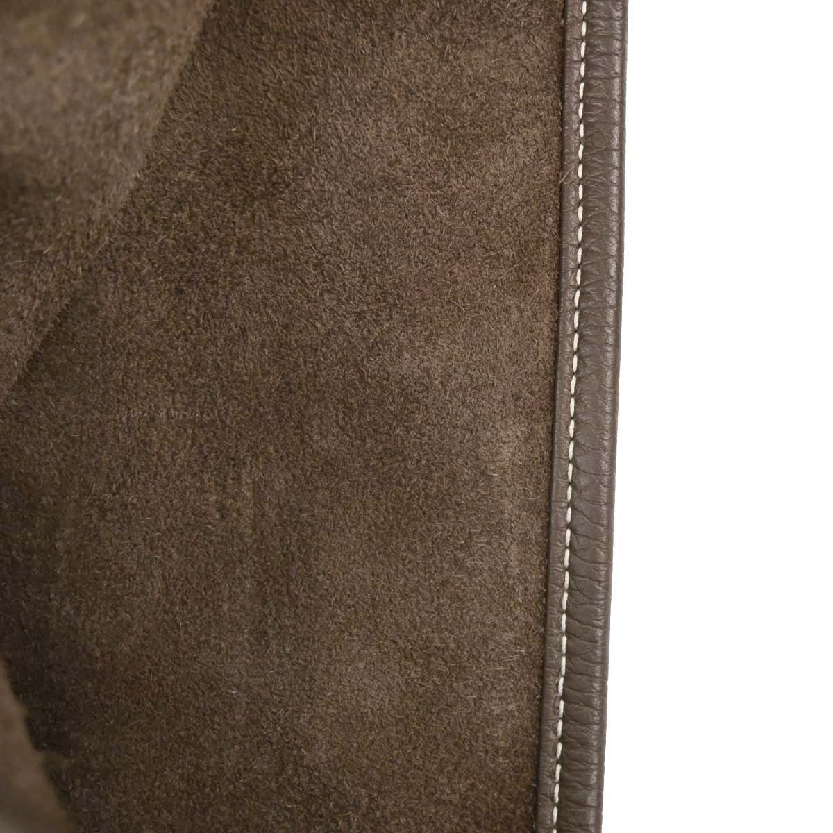 Hermes Etoupe Taurillon Clemence Evelyne 3 29 PM Shoulder Bag