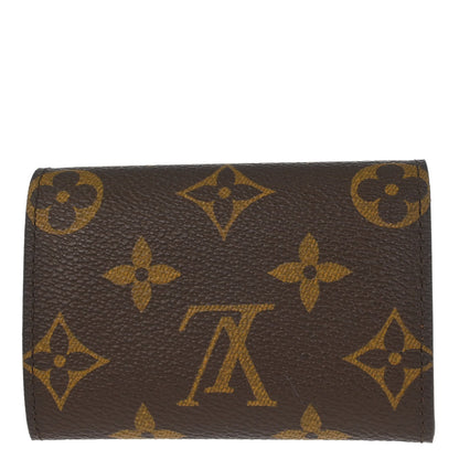 Louis Vuitton Monogram Porte Monnaie Plat Coin Case Wallet M61930