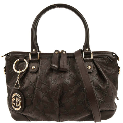 Gucci Brown Guccissima Sukey 2way Shoulder Handbag