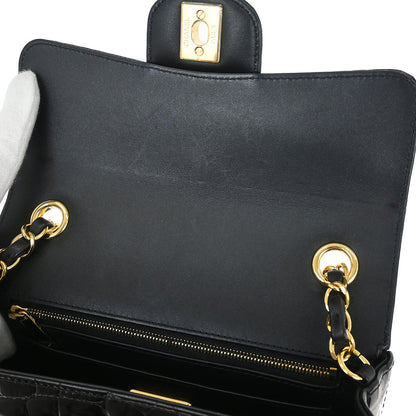 Chanel * 2017-2018 Black Crocodile Single Flap Shoulder Bag