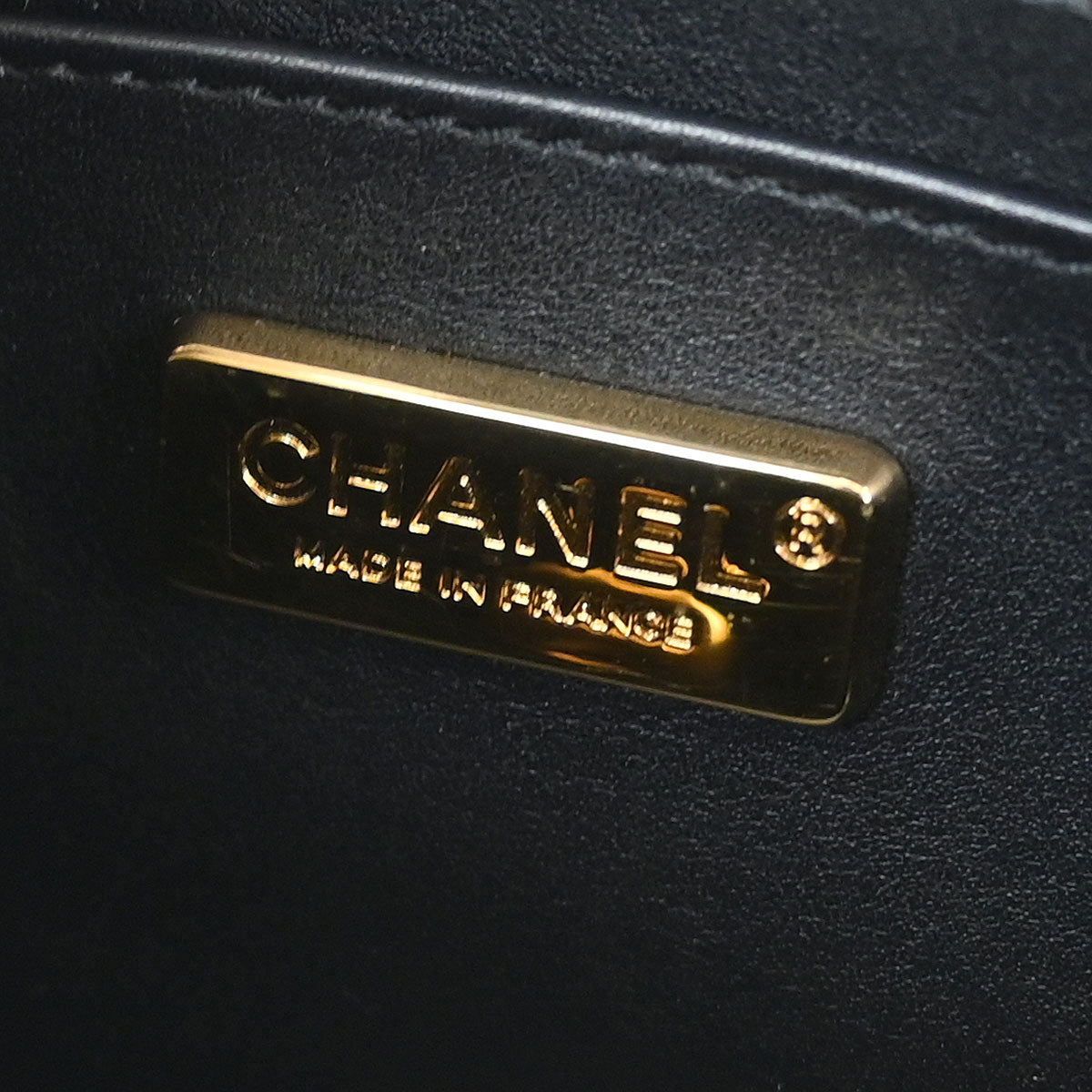 Chanel * 2017-2018 Black Crocodile Single Flap Shoulder Bag