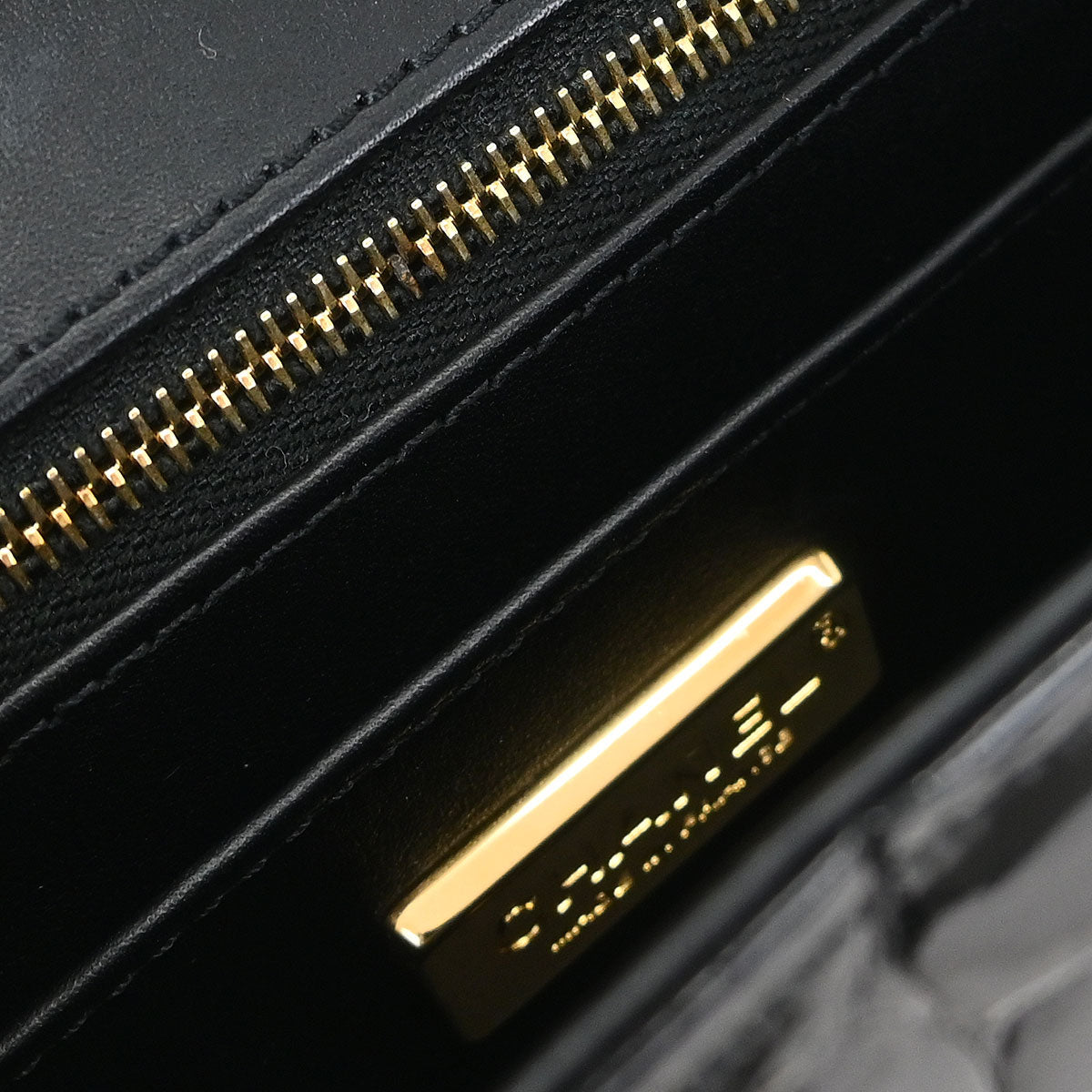Chanel * 2017-2018 Black Crocodile Single Flap Shoulder Bag