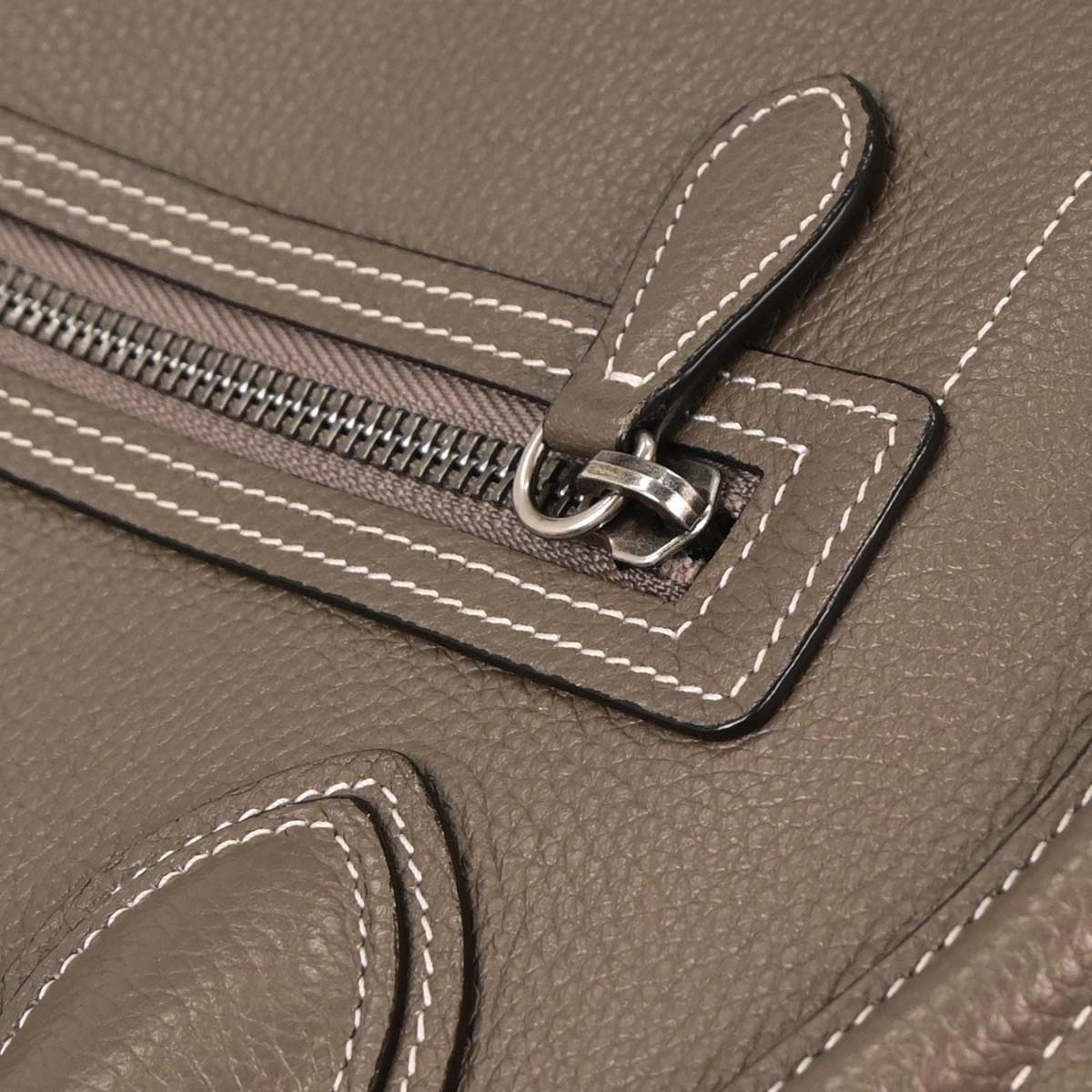 Celine Brown Luggage Micro Tote Handbag