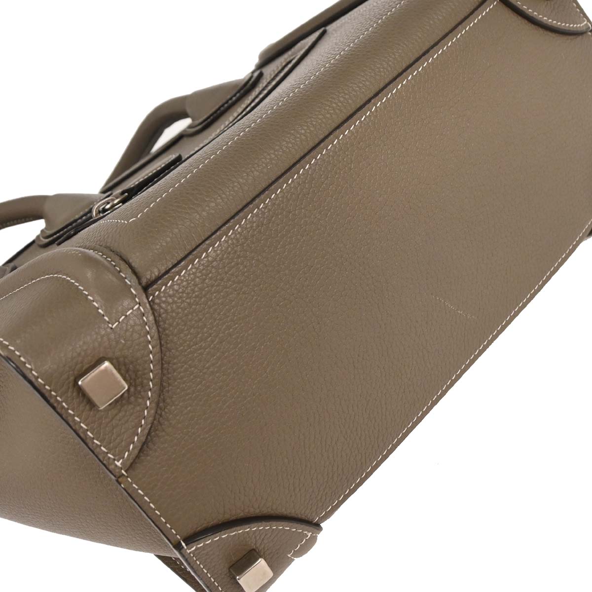Celine Brown Luggage Micro Tote Handbag