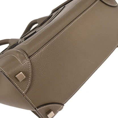 Celine Brown Luggage Micro Tote Handbag