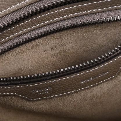Celine Brown Luggage Micro Tote Handbag