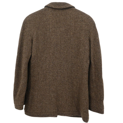 Chanel Single Breasted Jacket Brown