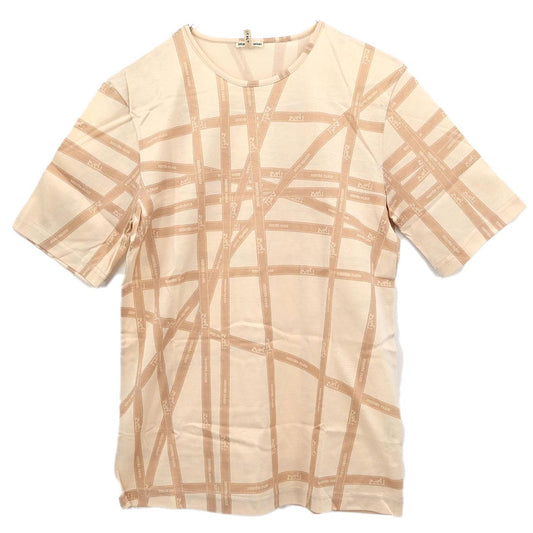Hermes T-shirt Top Light Beige #S