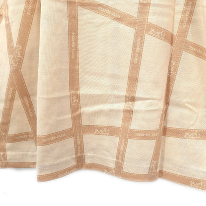 Hermes T-shirt Top Light Beige #S