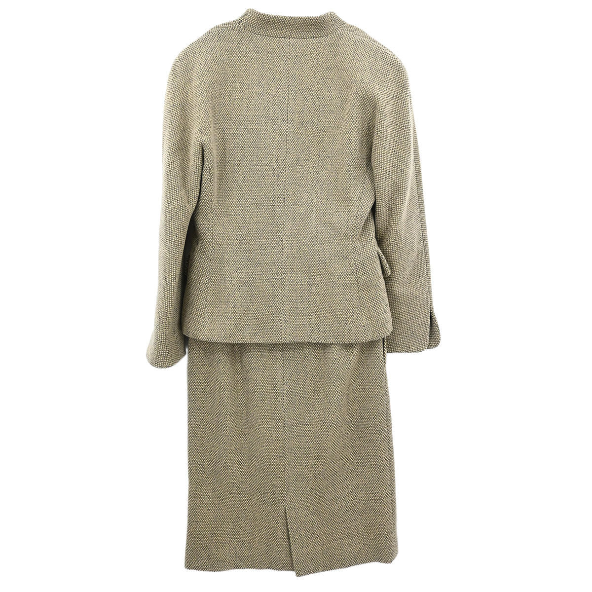 Christian Dior Setup Suit Jacket Skirt Brown #36–38