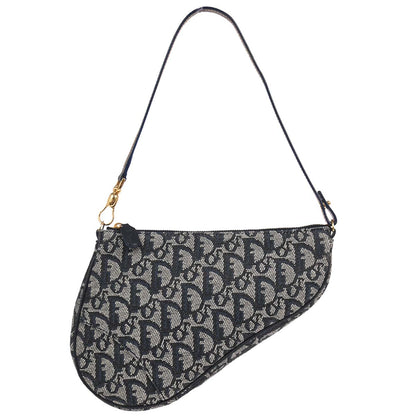 Christian Dior Navy Trotter Saddle Handbag