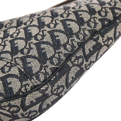 Christian Dior Navy Trotter Saddle Handbag