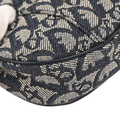 Christian Dior Navy Trotter Saddle Handbag