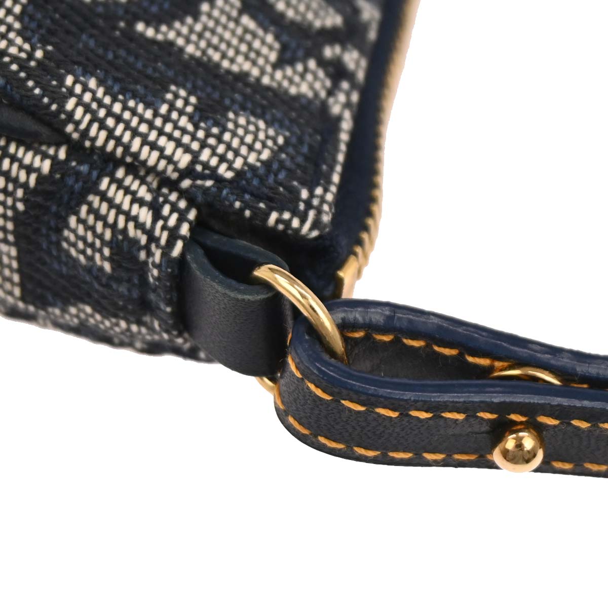 Christian Dior Navy Trotter Saddle Handbag