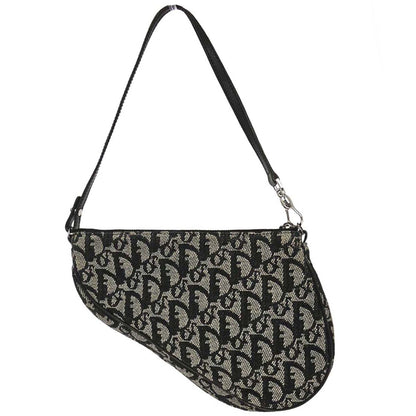 Christian Dior Black Trotter Saddle Handbag