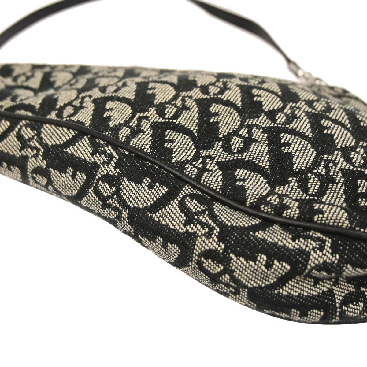 Christian Dior Black Trotter Saddle Handbag
