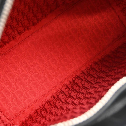 Christian Dior Black Lambskin Medium Lady Dior Cannage 2way Shoulder Handbag