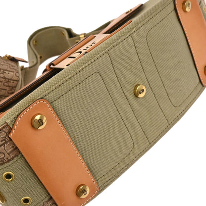 Christian Dior Green Beige Street Chic Columbus Shoulder Bag