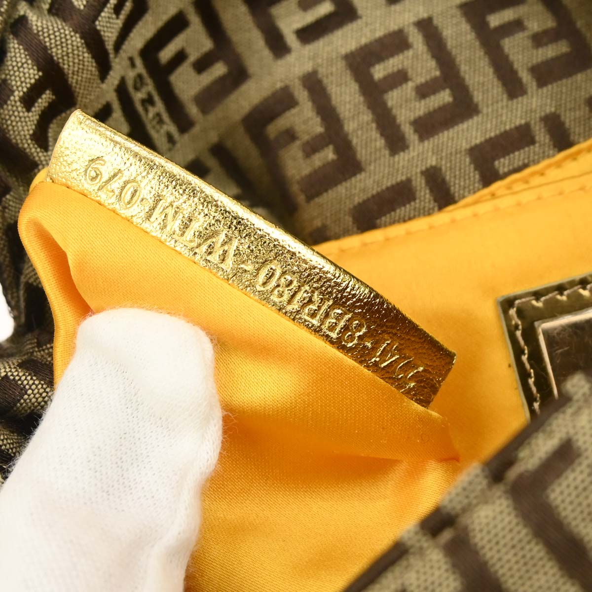 Fendi Beige Zucchino Handbag