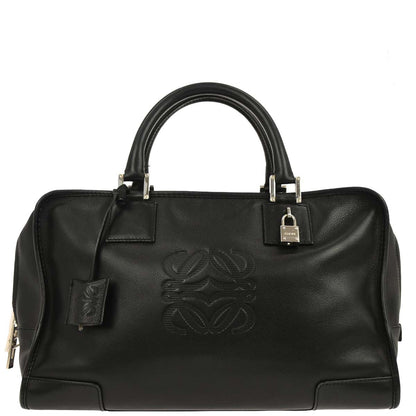 Loewe Black Leather Amazona 36 Handbag