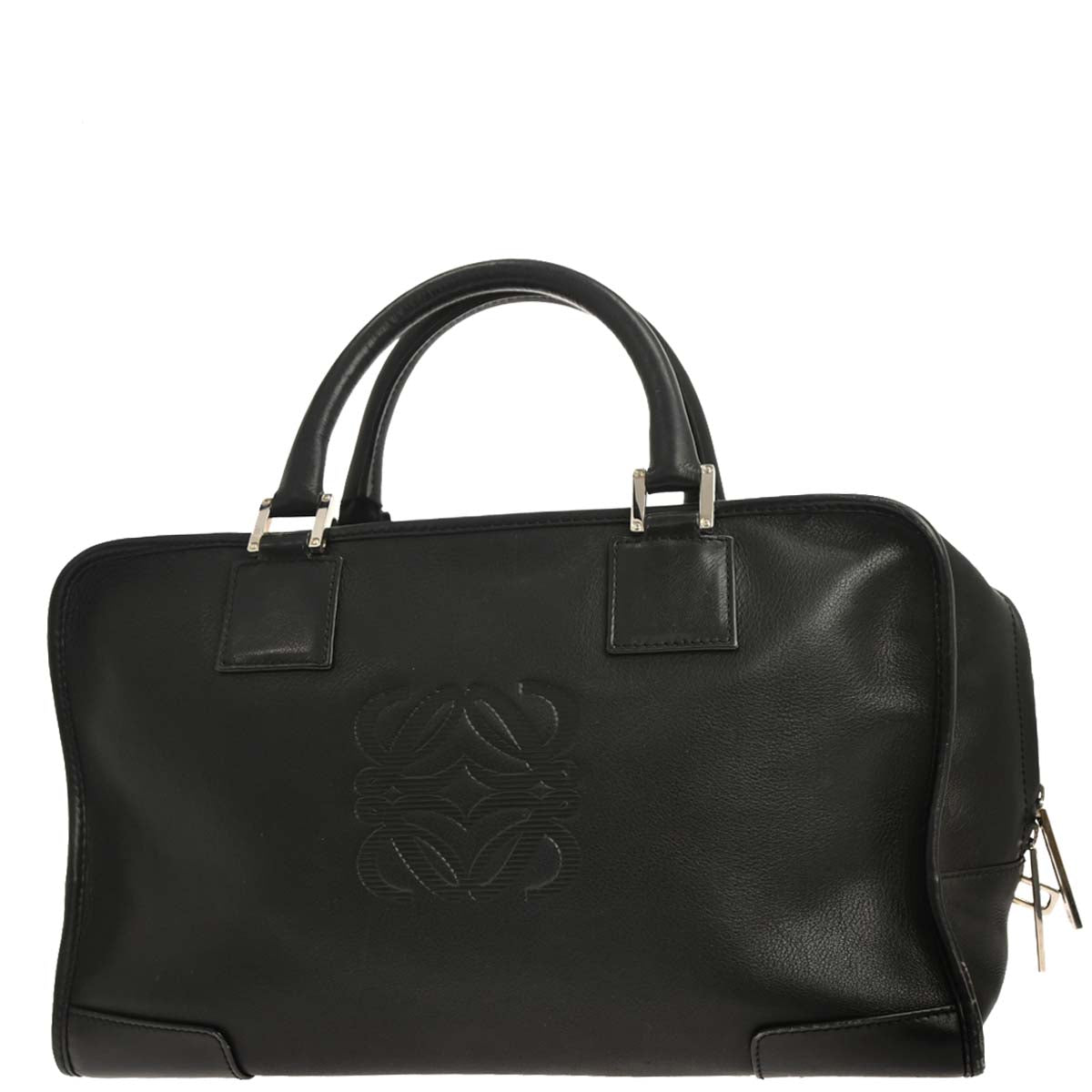 Loewe Black Leather Amazona 36 Handbag