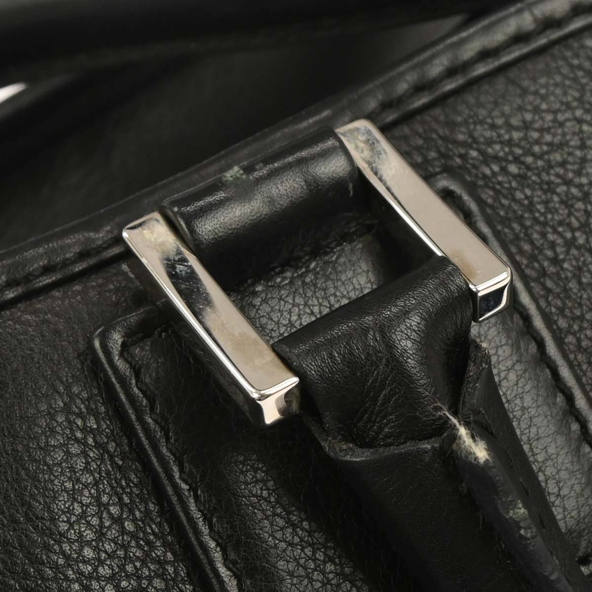 Loewe Black Leather Amazona 36 Handbag