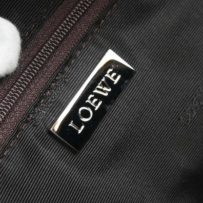 Loewe Brown Suede Amazona 36 Handbag