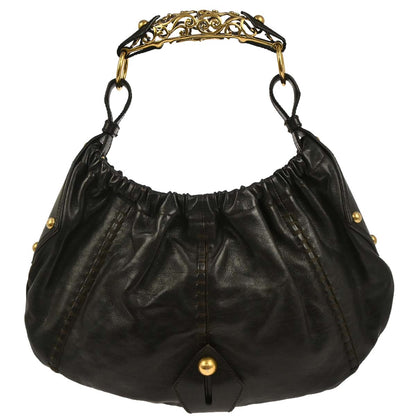 Yves Saint Laurent 2000s Brown Leather Mombasa Bag