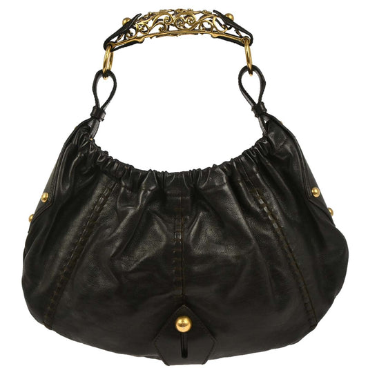 Yves Saint Laurent 2000s Brown Leather Mombasa Bag